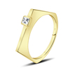 Charming Designed With CZ Stone Silver Ring NSR-4137